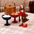thumbnail image 6 of Mini Goose Clothes for 7 Inch Goose Statue,Knitted Denim Goose Outfit with Hat,Personalized Decorative Costume for Mini Porch Goose,Party Holiday Garden Display, 6 of 7