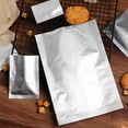 thumbnail image 4 of EeaseMX 100 bolsas de Mylar de aluminio plateado para sellado al vacío de alimentos, 4 of 7