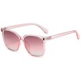thumbnail image 5 of Gafas De Sol cuadradas Vintage para mujer, anteojos De Sol femeninos De gran tamaño, con montura grande y gradiente, De diseñador De marca, 5 of 5