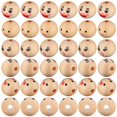 thumbnail image 4 of Cuentas de Madera PENGJTMXG para Manualidades 100 Piezas Decorativas, 4 of 5