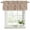 Grass Green Peach Pink, variant on Yellow Rose Curtain Valances for Windows, Kitchen Valance Window Treatments Panel 2 Pack, Farmhouse Romantic Botanical Floral Flowers Rod Pocket Short Curtains for Bathroom Bedroom 42 x 12 Inch