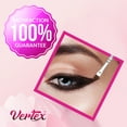 thumbnail image 4 of Vertex Beauty Angled Eyeliner Brush Slanted Small Makeup Brush Thin Pencil Winged Gel Liquid Liner For Clean Lines Fine Wing Flat Firm Angle Edges Sexy Cat Eyes Black Eyebrow Sharpener Eyeshadow Brown, 4 of 9
