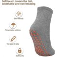 thumbnail image 3 of 2 pares de calcetines antideslizantes para yoga, para hombres y adultos, de algodón, para deportes, yoga, pilates y gimnasia., 3 of 5