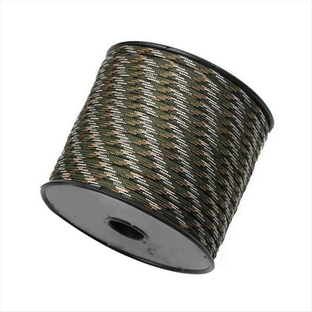 Cuerda de Polipropileno de 7 Núcleos y 4 mm para Sombrillas de Exterior, Carpa de Emergencia para Acampar, Cuerda Resistente Al Viento, Cuerda Trenzada para Bricolaje B