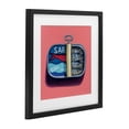 thumbnail image 2 of Stupell Industries Mid-Century Wild Sardines on Pink Black Framed Print Under Glass, 13 x 13, by Kate Jarvik Birch, 2 of 8