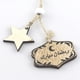 thumbnail image 4 of Advancent 2 piezas Lasser Bairam colgante decoración adorno colgante forma de estrella regalos espejo retrovisor accesorios de coche estrellas Slice Loop Artesanía Advancent HA012539-00, 4 of 6