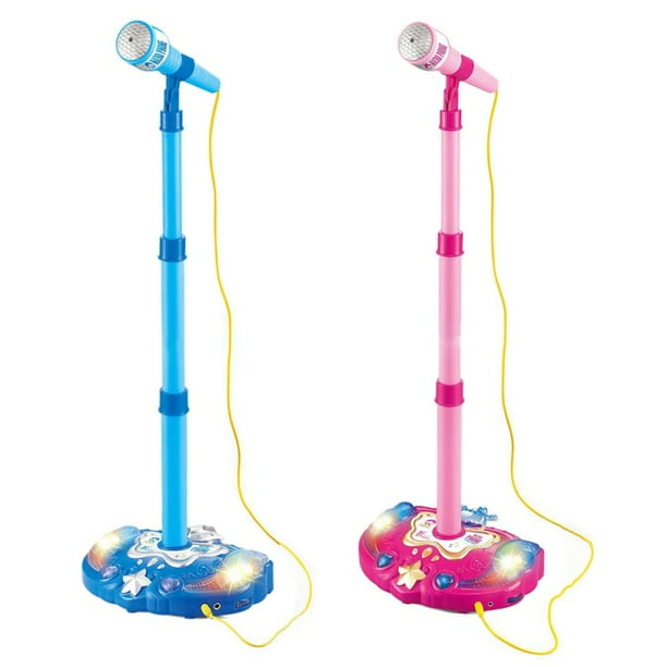 MAYNOS Kids Karaoke Machine with Microphones and Adjustable Stand