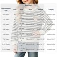 thumbnail image 3 of akafmk Girls Long Sleeve Shirts Ruffle Crew Neck Sweatshirt Pullover Embroidery Warm Base Layer Tops Fall Winter Clothes, 0-13Y, 3 of 5