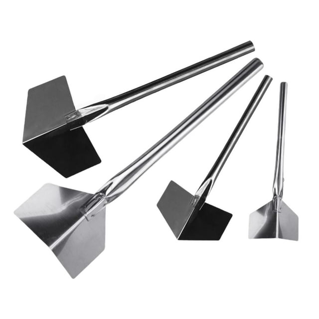4pcs Premium Drywall External Corner Tools 90 Degree Finishing Applying Putty Trowel Scraper Repairing Cement with Long Grip Hand Tools