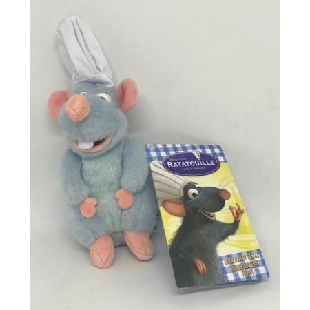 Disney Chef Remy Ratatouille Epcot France Paris Magnetic Shoulder Plush New Tags