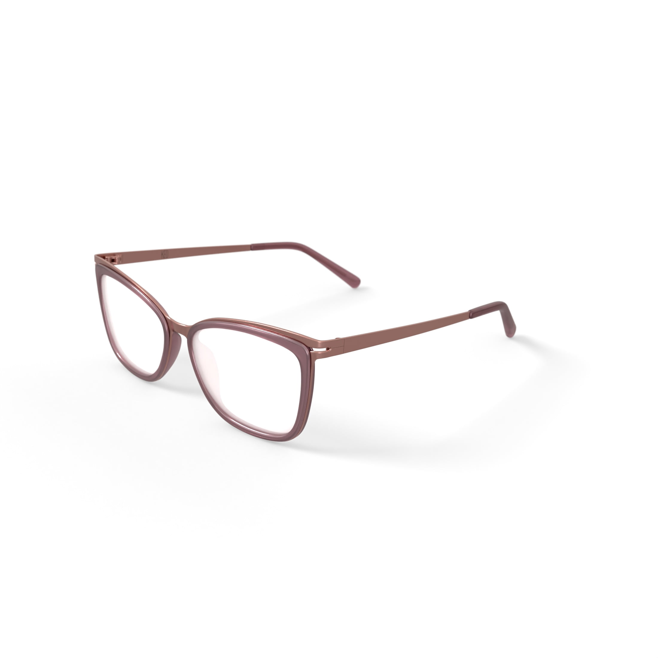 Keo Women’s Kris Cat Eye Prescription Eyeglasses with Case, Nude