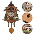 thumbnail image 4 of Wall Clock Traditional Wall Clock Wooden Pendulum Wall Clock Hanging Wall Decor, 4 of 8