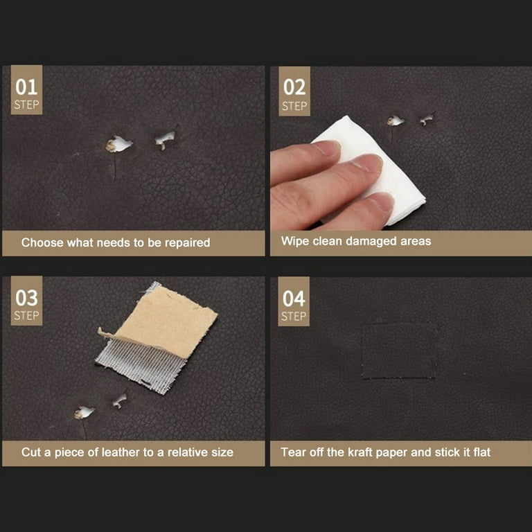9 Colors Leather Repair Patch, Self-Adhesive Leather Repair Patch