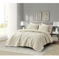 thumbnail image 2 of Chezmoi Collection Skye 3-Piece 100% Cotton Muslin Thin Comforter Set King, Natural Color Reversible Soft Washed Cotton Gauze Breathable Lightweight Summer Blanket, 2 of 9