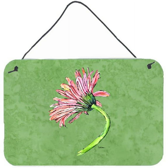 Gerber Daisy Pink Aluminium Metal Wall Or Door Hanging Prints