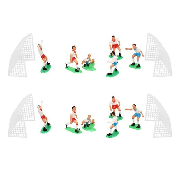 16PCS Soccer Football Cake Topper Player Decoration Tool Birthday Mold Mould Set