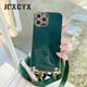 thumbnail image 1 of Funda de teléfono suave chapada con cordón cruzado de lujo para iphone 14 13 12 Pro Max MiNi 11 Pro Max XR X XS Max 7 8 plus SE 2022 Tan Jianjun unisex, 1 of 2