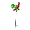 thumbnail image 2 of Molino de Viento de Jardín, Molino de Viento de Gallo de Hierro, Adorno de Suelo, Repuesto, Artículos para Fiestas, Molino Giratorio para Césped Al Ai, 2 of 8