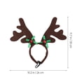 thumbnail image 1 of OUNONA 2Pcs Pet Hair Clips Adorable Dog Hair Hoops Multi Velvet Costume Events, 1 of 8
