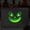 Green-GN, variant on MMJ Wall Stickers Luminous Grimace Face Glow In Dark Halloween Home Window Door Bathroom Spooky Decor