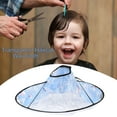 thumbnail image 2 of CreativeArrowy Hair Salon Shaving Cloak Cloaks Penguin Bibs Transparent Spray Water Children Collapsible Child Hairdressing Cloths, 2 of 14