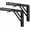 Black, variant on Folding Shelf Brackets, 14 Inch Heavy Duty Collapsible Shelf Bracket, Black DIY L Bracket for Workbench Folding Table Hinge, Max Load: 330lb, 2 Pack