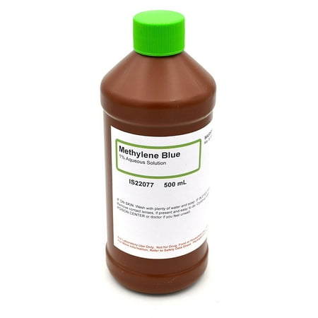 1% Aqueous Methylene Blue, 500mL - The Curated Chemical Collection