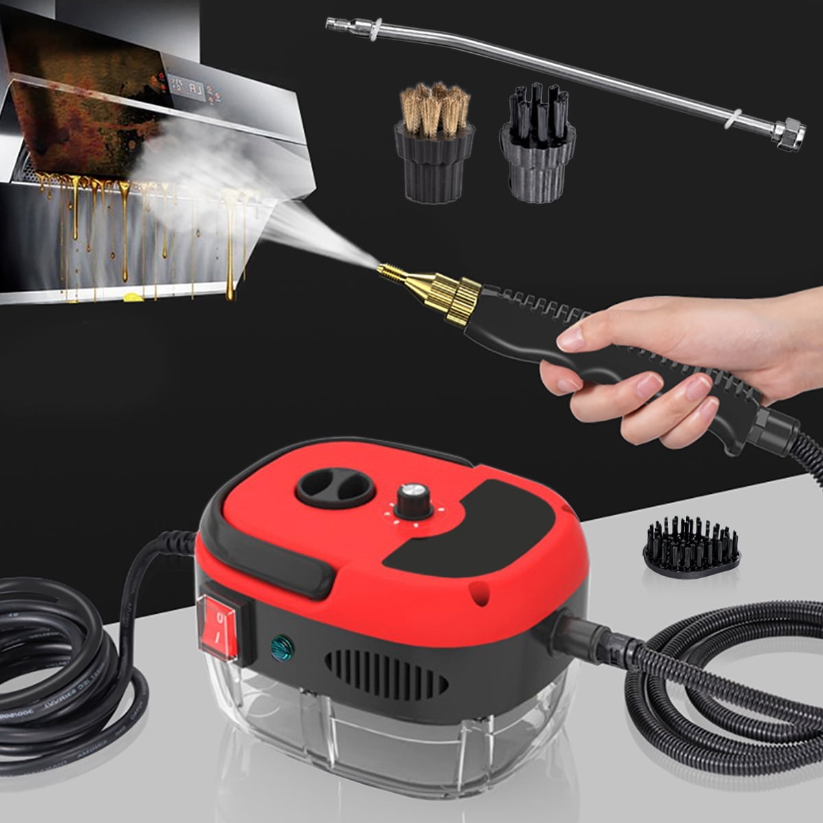Welpettie Pressure Steam Cleaner Portable,Hard Surface Steam Cleaner