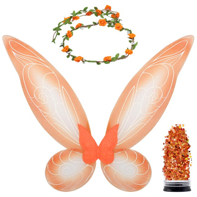 Accesorios de disfraz Funcredible Fairy Orange para mujeres y niñas