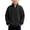Black, variant on Tween Boys Quarter Zip Sweatshirt Waffle Knit Mock Neck Pullover Tops Raglan Long Sleeve Active Track Jacket Gym Athletic Running School Outfit