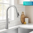thumbnail image 2 of Kraus KPF-3220SFS Odelia 1.8 GPM Wall Mounted Single Hole Pull Down Kitchen Faucet -, 2 of 7