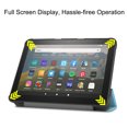 thumbnail image 4 of Allytech Amazon New Kindle Fire HD 8 Case (8-inch Display, 10th Generation, 2020 Released), Slim Trifold Stand Protective Auto Sleep Wake Case Cover for Amazon Kindle Fire HD 8 2020, Skyblue, 4 of 8