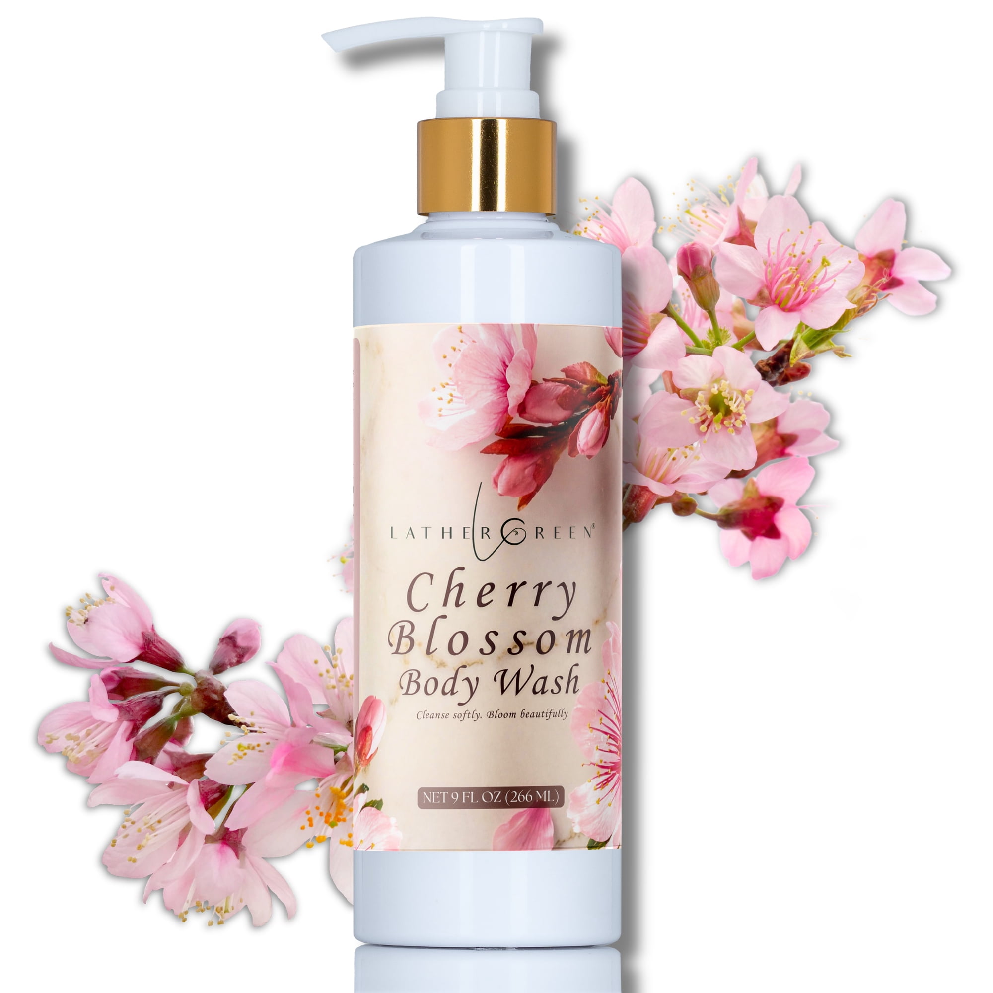 Cherry Blossom Body Wash | Floral Moisturizing Cleanser for Women