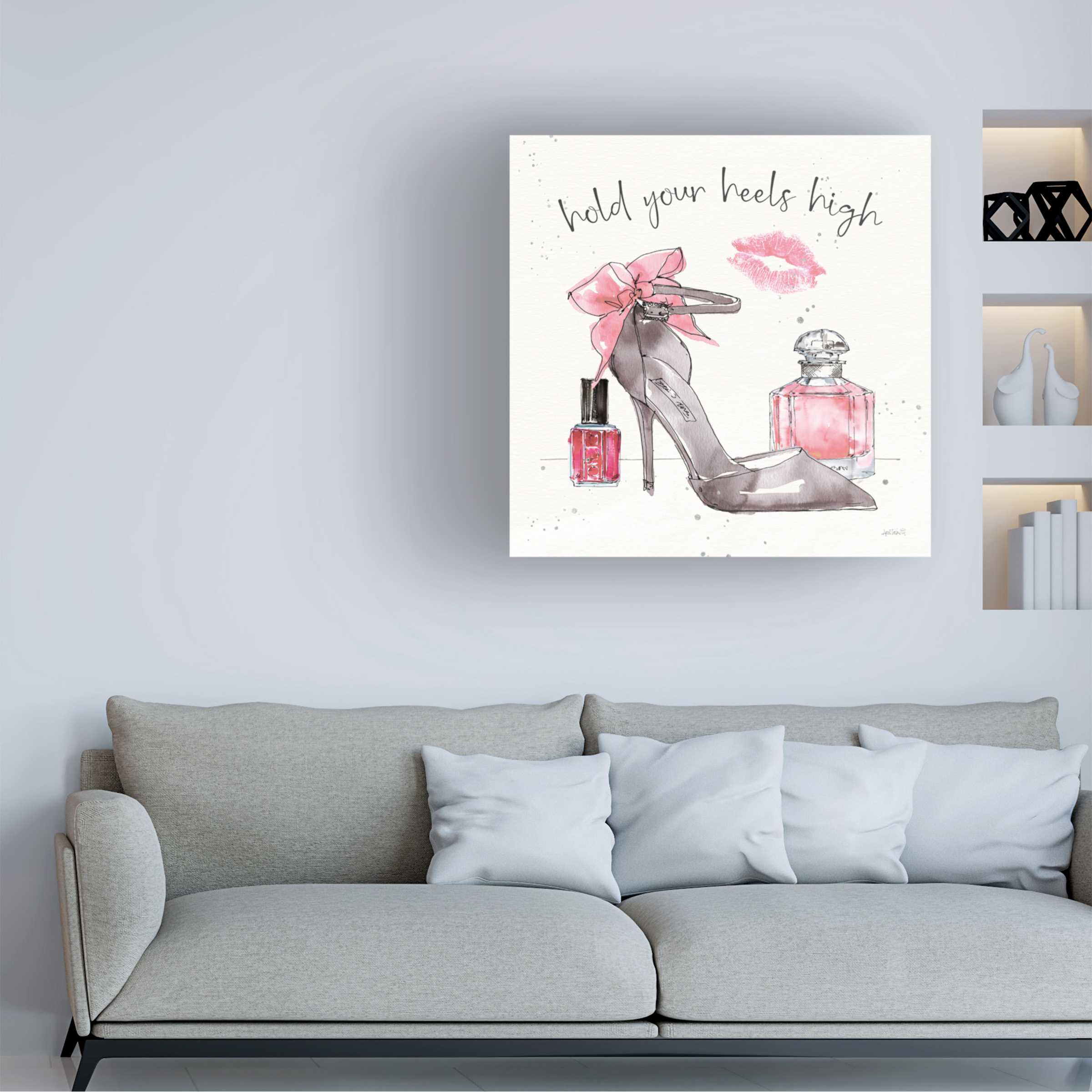Trademark Fine Art 'Chic Accents IV' Canvas Art by Anne Tavoletti