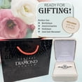 thumbnail image 7 of 10K Gold 2.00ct Asscher Cut Cathedral Solitaire Engagement Ring,Pure Brilliance Zirconia-10k Rose Gold-Size 5.5, 7 of 7