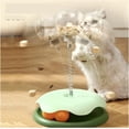 thumbnail image 2 of Cat Snack Wheel Toy, Cat Tumbler Toy, Cat Swinging Music Spring Toy with Leakage Ball Cat Amusement Wheel, Cat Wheel Toy, Rotating Ball Cat Toy, 360 degree Freely Swinging Cat Toy, Detachable and Easy, 2 of 5