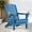 NAVY, variant on Folding Adirondack Chair Set of 2 Outdoor Fire Pit Chairs HDPE All-Weather with Cup Holder Patio Garden Gray
