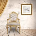 thumbnail image 3 of Coulter, Cynthia 12x12 Gold Ornate Wood Framed with Double Matting Museum Art Print Titled - Gray Abstract square II, 3 of 4