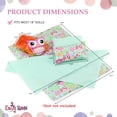 thumbnail image 4 of Emily Rose 18-Inch Doll Accessories Reversible 6 Piece Owl Print Bedding Set, 4 of 9