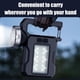thumbnail image 4 of Foco Solar Portátil Multifuncional para Exteriores | Lámpara Solar Led Compacta de Plástico Negro de 14 X 10 X 4 Cm | Iluminación de Emergencia para Camping y Senderismo | Luz Solar Portátil Recargab, 4 of 6