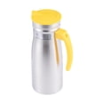 thumbnail image 3 of Jarra de agua fría de acero inoxidable de 1,0 L, recipiente para bebidas para uso diario, resistente a roturas, versátil, de 3,3 x 9 pulgadas con asa Amarillo, 3 of 8