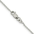 thumbnail image 3 of Sterling Silver 1.25mm Cable Chain (30 X 1.25) Made In India qcl035-30, 3 of 5