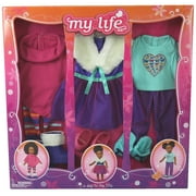 My Life As A Day in the Life Doll Clothing Set, Pink and Purple