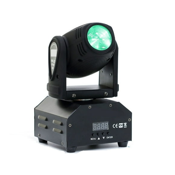 Mini LED 10W Spot Beam Moving Head Light Lyre DMX512 Stage Light Stroboscope For Home Entertainment Professional Stage ,Easy to operate