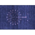 thumbnail image 1 of Ahgly Company Indoor Rectangle Abstract Blue Contemporary Area Rugs, 7' x 9', 1 of 4