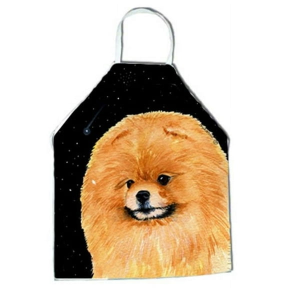 Starry Night Pomeranian Apron - 27 x 31 in.