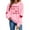 Pink, variant on yievot Women Valentine's Day Sweatshirts Heart Graphic Crew Neck Pullover Long Sleeve Casual Shirts Tops