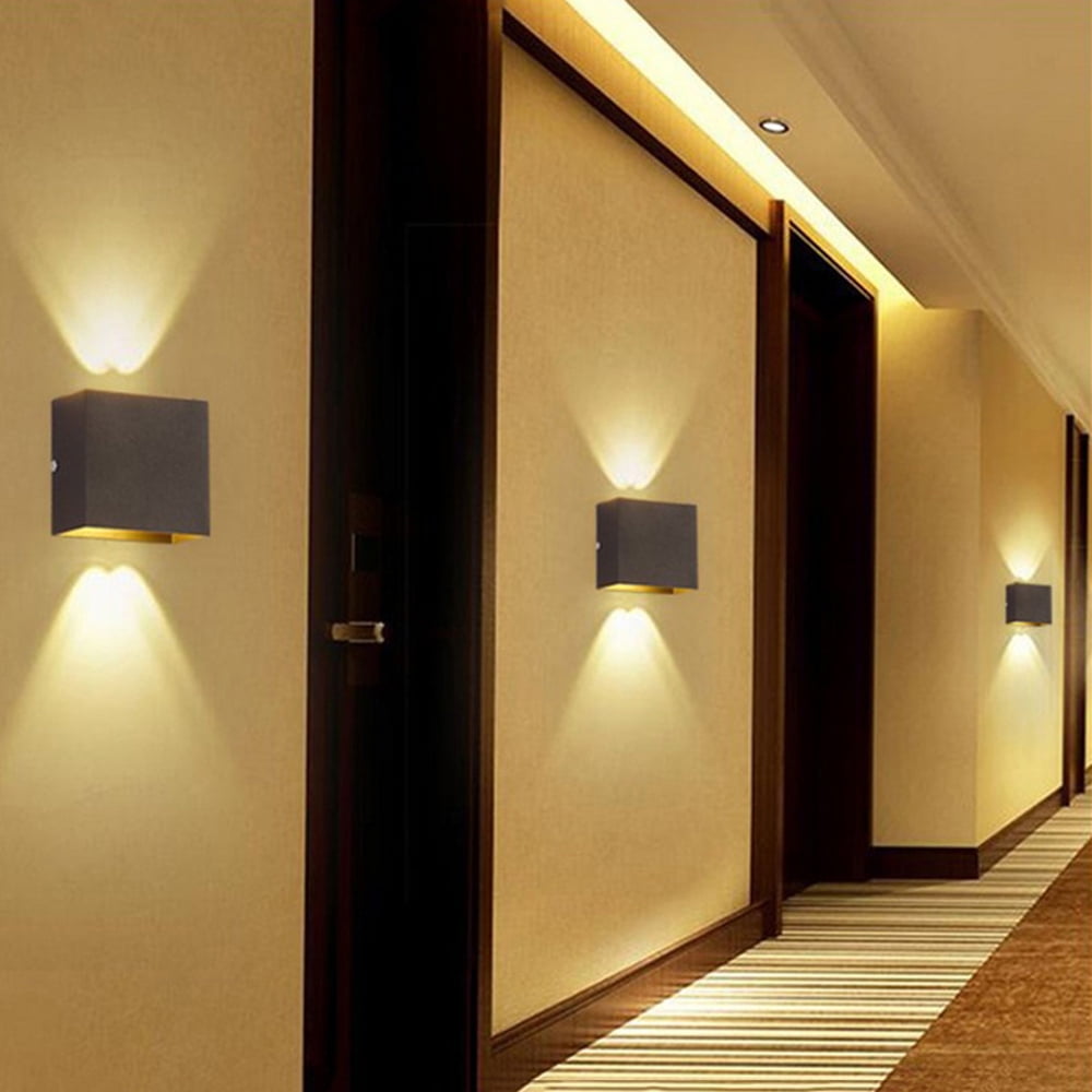 Luxury LED 6 Watt Living Room Lamp Lamp Hallway Glass Metal New Wall Lighting 
