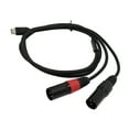 thumbnail image 1 of Type C to XLR Male Sound Cable, Y Splitter, HIFI Chip Built in, Nylon Material, 32BIT 384KHz, Left and Right Channel Output, Plug and Play, OS X Linux Unix Compatible, Premium, 1 of 7