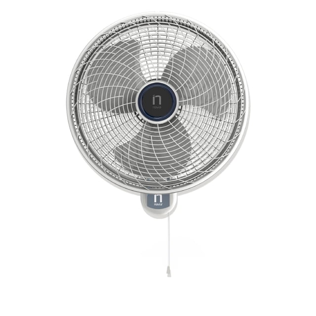 NAVIA Ventilador de Pared de 18 Pulgadas M018P | 3 velocidades | Fácil Montaje | Silencioso | Cabezal inclinable y oscilacion horizontal